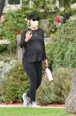 Pregnant KATHERINE SCHWARZENEGGER Out in Brentwood 07/29/2020
