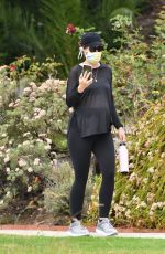 Pregnant KATHERINE SCHWARZENEGGER Out in Brentwood 07/29/2020
