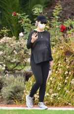 Pregnant KATHERINE SCHWARZENEGGER Out in Brentwood 07/29/2020