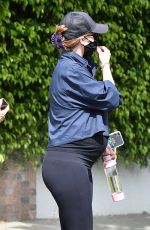 Pregnant KATHERINE SCHWARZENEGGER Out in Los Angeles 06/29/2020