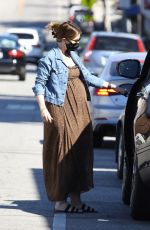 Pregnant KATHERINE SCHWARZENEGGER Out in Los Angeles 07/18/2020