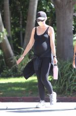 Pregnant KATHERINE SCHWARZENEGGER Out in Santa Monica 07/15/2020