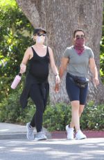 Pregnant KATHERINE SCHWARZENEGGER Out in Santa Monica 07/15/2020