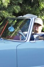 Pregnant KATY PERRY and Orlando Bloom Out Driving in Santa Monica 07/08/2020