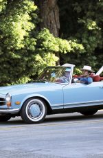 Pregnant KATY PERRY and Orlando Bloom Out Driving in Santa Monica 07/08/2020