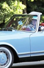 Pregnant KATY PERRY and Orlando Bloom Out Driving in Santa Monica 07/08/2020