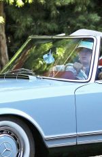 Pregnant KATY PERRY and Orlando Bloom Out Driving in Santa Monica 07/08/2020