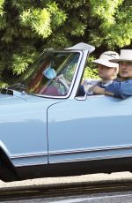 Pregnant KATY PERRY and Orlando Bloom Out Driving in Santa Monica 07/08/2020