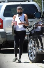 Pregnant LEA MICHELE Out in Los Angeles 07/17/2020