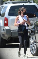 Pregnant LEA MICHELE Out in Los Angeles 07/17/2020