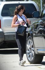 Pregnant LEA MICHELE Out in Los Angeles 07/17/2020