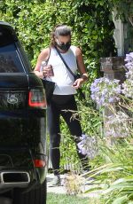 Pregnant LEA MICHELE Out in Los Angeles 07/17/2020