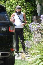 Pregnant LEA MICHELE Out in Los Angeles 07/17/2020