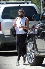 Pregnant LEA MICHELE Out in Los Angeles 07/17/2020