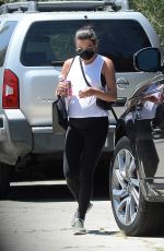 Pregnant LEA MICHELE Out in Los Angeles 07/17/2020