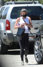 Pregnant LEA MICHELE Out in Los Angeles 07/17/2020