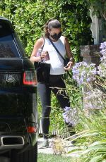 Pregnant LEA MICHELE Out in Los Angeles 07/17/2020