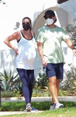 Pregnant LEA MICHELE Out in Los Angeles 07/27/2020