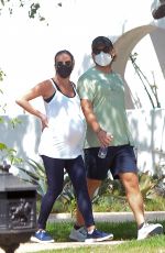 Pregnant LEA MICHELE Out in Los Angeles 07/27/2020