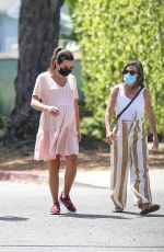 Pregnant LEA MICHELE Out in Santa Monica 07/06/2020
