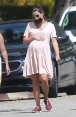 Pregnant LEA MICHELE Out in Santa Monica 07/06/2020