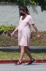 Pregnant LEA MICHELE Out in Santa Monica 07/06/2020
