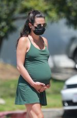 Pregnant LEA MICHELE Out in Santa Monica 07/14/2020