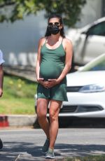 Pregnant LEA MICHELE Out in Santa Monica 07/14/2020
