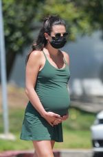 Pregnant LEA MICHELE Out in Santa Monica 07/14/2020