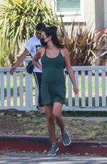 Pregnant LEA MICHELE Out in Santa Monica 07/14/2020