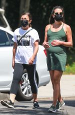 Pregnant LEA MICHELE Out in Santa Monica 07/14/2020