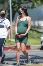 Pregnant LEA MICHELE Out in Santa Monica 07/14/2020