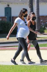Pregnant LEA MICHELE Out with Mother Edith in Santa Monica 07/30/2020