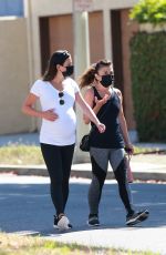 Pregnant LEA MICHELE Out with Mother Edith in Santa Monica 07/30/2020