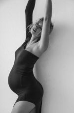 Pregnant LENA GERCKE at a Photohoot, May 2020