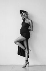 Pregnant LENA GERCKE at a Photohoot, May 2020