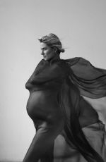 Pregnant LENA GERCKE at a Photohoot, May 2020