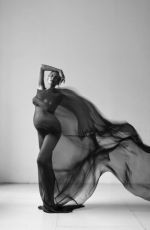 Pregnant LENA GERCKE at a Photohoot, May 2020