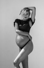 Pregnant LENA GERCKE at a Photohoot, May 2020