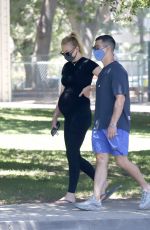 Pregnant SOPHIE TURNER and Joe Jonas Out in Los Angeles 07/14/2020