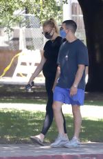 Pregnant SOPHIE TURNER and Joe Jonas Out in Los Angeles 07/14/2020