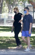 Pregnant SOPHIE TURNER and Joe Jonas Out in Los Angeles 07/14/2020