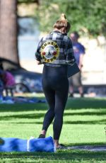 Pregnant SOPHIE TURNER and Joe Jonas with Friends at a Park in Los Angeles 07/16/2020