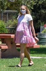 Pregnant SOPHIE TURNER at a Picnic in Studio City 07/06/2020