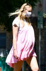 Pregnant SOPHIE TURNER at a Picnic in Studio City 07/06/2020