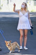 Pregnant SOPHIE TURNER Out in Encino 07/02/2020