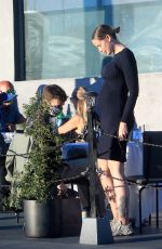 Pregnant STEPHANIE CORNELIUSSEN Out for Dinner in Los Angeles 07/03/2020