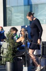 Pregnant STEPHANIE CORNELIUSSEN Out for Dinner in Los Angeles 07/03/2020