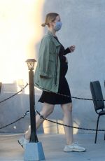 Pregnant STEPHANIE CORNELIUSSEN Out for Dinner in Los Angeles 07/03/2020