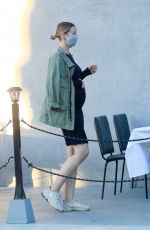 Pregnant STEPHANIE CORNELIUSSEN Out for Dinner in Los Angeles 07/03/2020